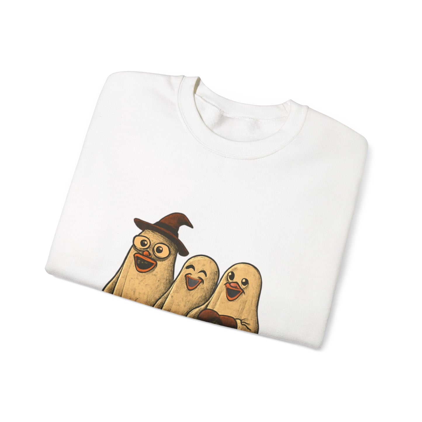 Halloween Bird Costume Sweatshirt, Cute Bird Trio Shirt, Spooky Fun Halloween Apparel, Funny Bird Halloween Design, Trick or Treat Sweatshirt