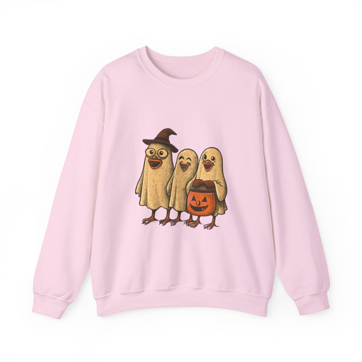 Halloween Bird Costume Sweatshirt, Cute Bird Trio Shirt, Spooky Fun Halloween Apparel, Funny Bird Halloween Design, Trick or Treat Sweatshirt