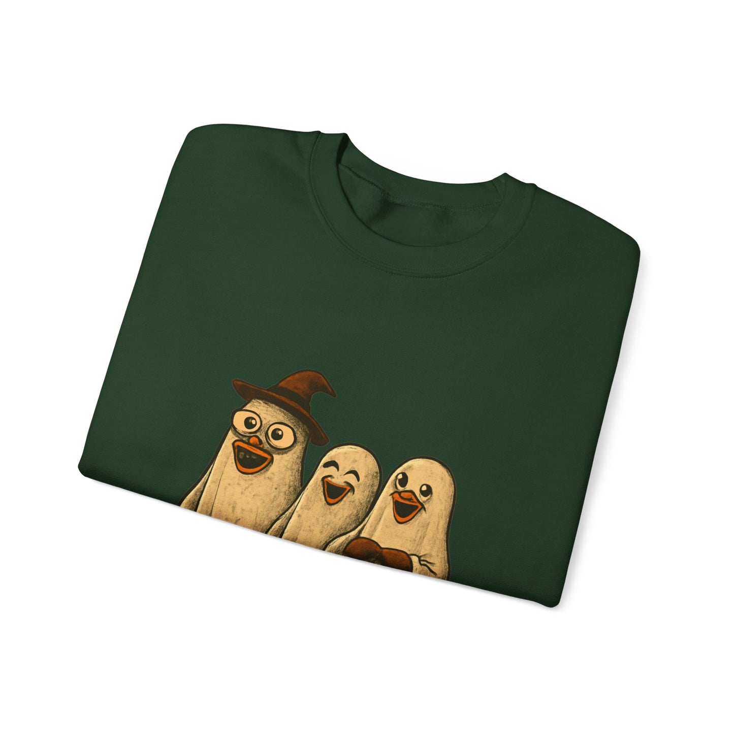 Halloween Bird Costume Sweatshirt, Cute Bird Trio Shirt, Spooky Fun Halloween Apparel, Funny Bird Halloween Design, Trick or Treat Sweatshirt