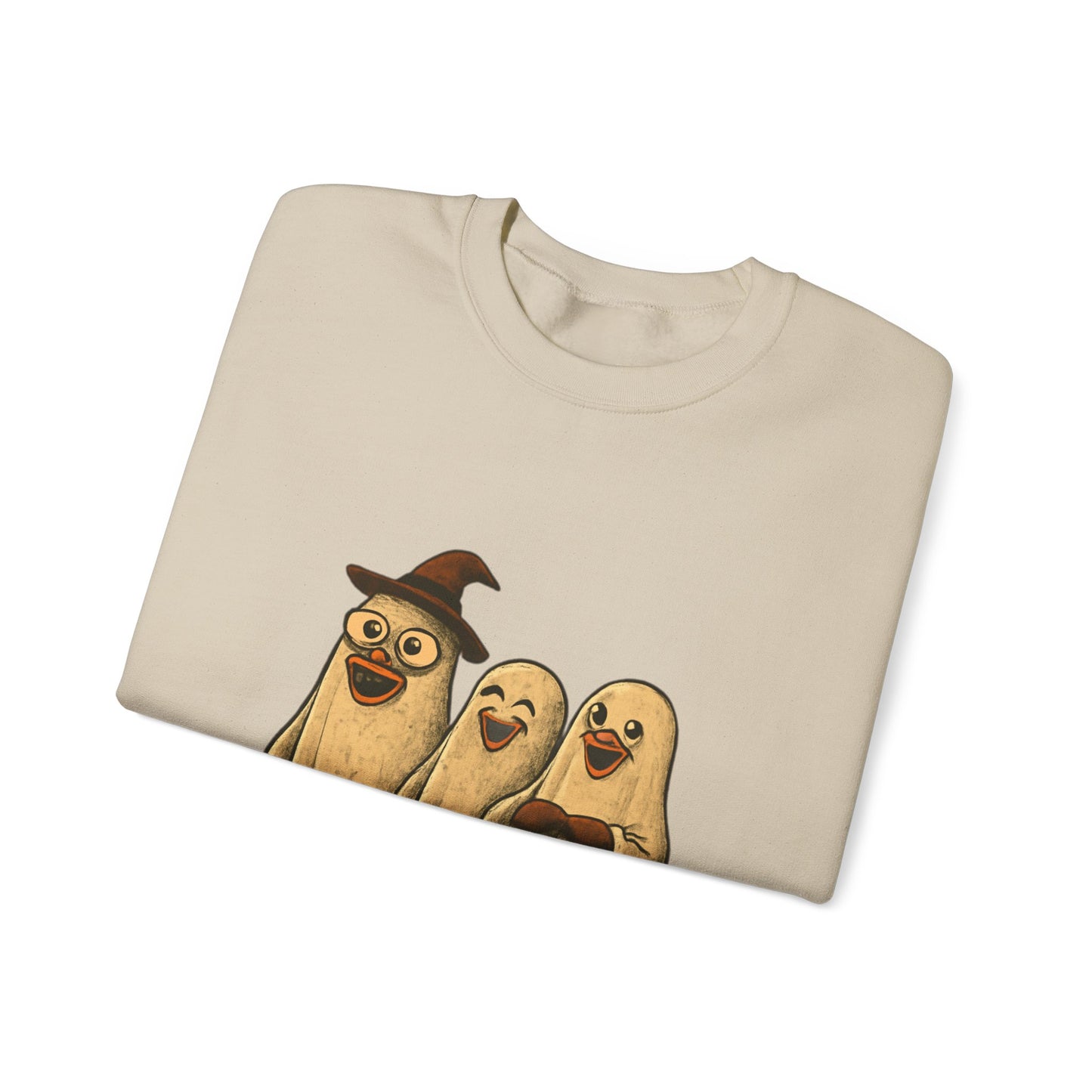 Halloween Bird Costume Sweatshirt, Cute Bird Trio Shirt, Spooky Fun Halloween Apparel, Funny Bird Halloween Design, Trick or Treat Sweatshirt