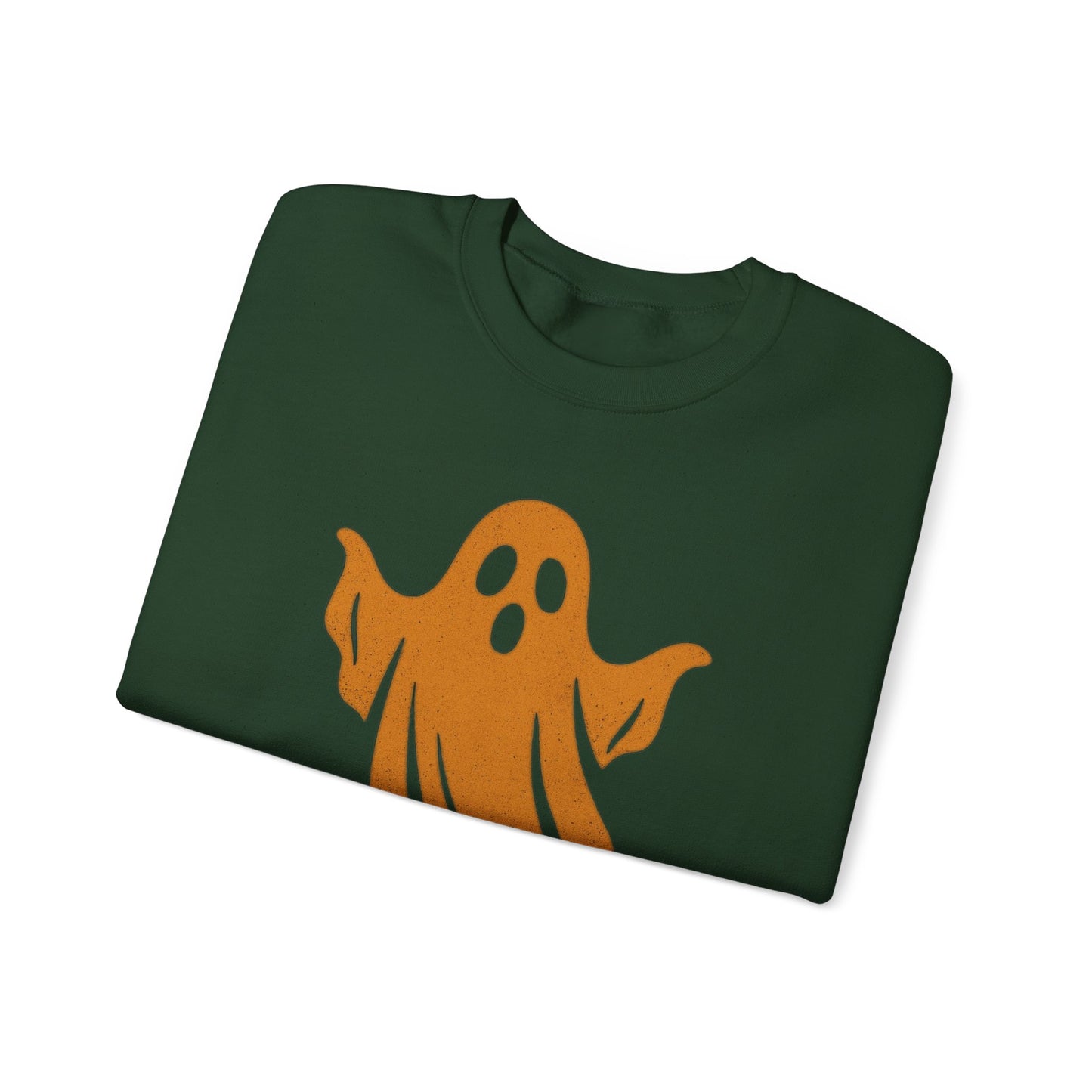 Boo! Ghost Sweatshirt for Halloween Fun, Cozy Crewneck for Fall Celebrations, Perfect Gift for Haunted Days