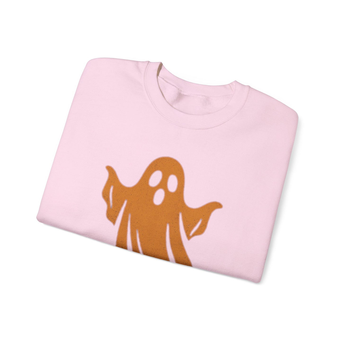 Boo! Ghost Sweatshirt for Halloween Fun, Cozy Crewneck for Fall Celebrations, Perfect Gift for Haunted Days