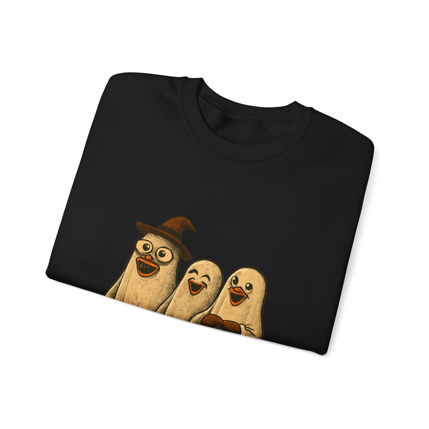 Halloween Bird Costume Sweatshirt, Cute Bird Trio Shirt, Spooky Fun Halloween Apparel, Funny Bird Halloween Design, Trick or Treat Sweatshirt