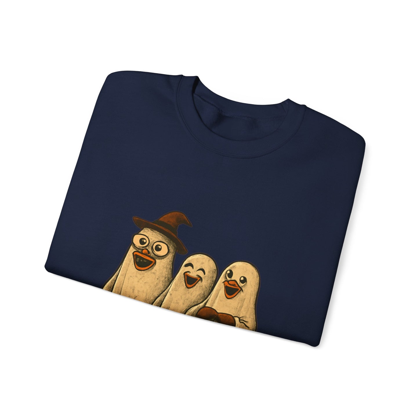 Halloween Bird Costume Sweatshirt, Cute Bird Trio Shirt, Spooky Fun Halloween Apparel, Funny Bird Halloween Design, Trick or Treat Sweatshirt