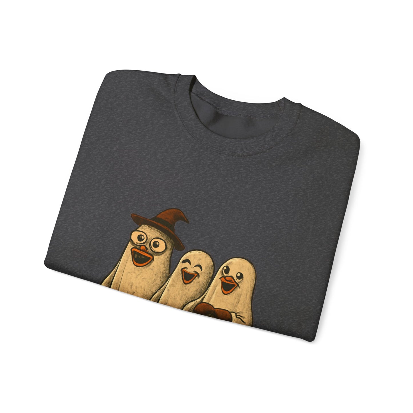Halloween Bird Costume Sweatshirt, Cute Bird Trio Shirt, Spooky Fun Halloween Apparel, Funny Bird Halloween Design, Trick or Treat Sweatshirt